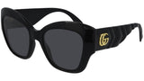 GG0808S 001 Black Grey