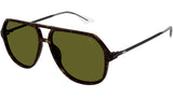 PU0460S 002 Dark Havana Green