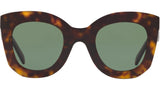 CELINE 3 Dots Dark Havana Butterfly Sunglasses