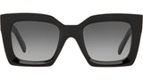 CELINE 3 Dots Black Rectangular Sunglasses