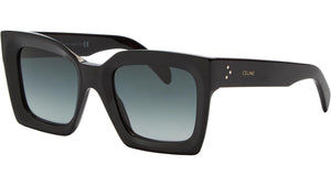 CELINE 3 Dots Black Rectangular Sunglasses