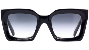 CELINE 3 Dots Black Rectangular Sunglasses