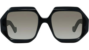 Anagram Black Geometric Sunglasses