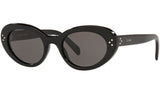 CELINE 3 Dots Black Round Sunglasses