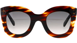 CELINE 3 Dots Havana Butterfly Sunglasses