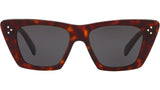 CELINE 3 Dots Dark Havana Cat Eye Sunglasses