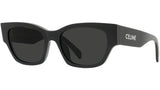 CELINE Monochroms Black Rectangular Sunglasses