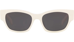 CELINE Monochroms Ivory Rectangular Sunglasses