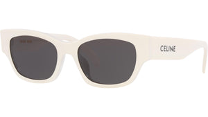 CELINE Monochroms Ivory Rectangular Sunglasses