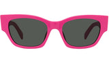 CELINE Monochroms Pink Rectangular Sunglasses