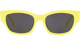 CELINE Monochroms Yellow Rectangular Sunglasses