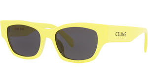 CELINE Monochroms Yellow Rectangular Sunglasses