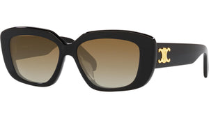 Triomphe Black Rectangular Sunglasses