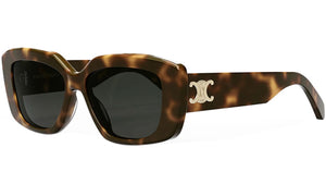 Triomphe Havana Rectangular Sunglasses