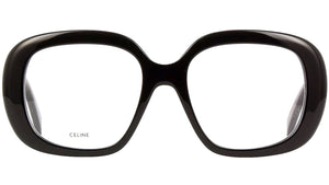 Triomphe Black Geometric Eyeglasses