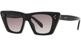 CELINE 3 Dots Black Cat Eye Sunglasses