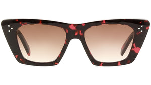 CELINE 3 Dots Havana Cat Eye Sunglasses