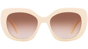 Triomphe Ivory Butterfly Sunglasses