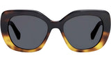 Triomphe Havana Butterfly Sunglasses