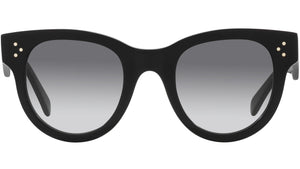 CELINE 3 Dots Black Round Sunglasses