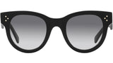 CELINE 3 Dots Black Round Sunglasses