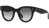 CELINE 3 Dots Black Round Sunglasses