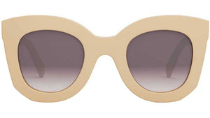 CELINE 3 Dots Beige Butterfly Sunglasses