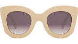 CELINE 3 Dots Beige Butterfly Sunglasses