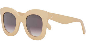 CELINE 3 Dots Beige Butterfly Sunglasses