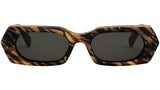 CELINE 3 Dots Tiger Print Geometric Sunglasses