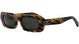 CELINE 3 Dots Tiger Print Geometric Sunglasses