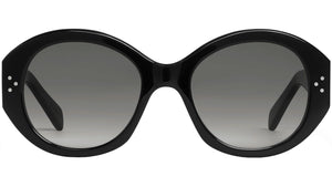 CELINE 3 Dots Black Round Sunglasses