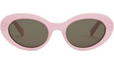 CELINE 3 Dots Opaline Pink Round Sunglasses