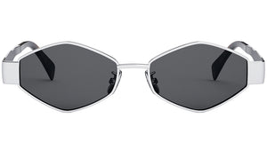 Triomphe Palladium Geometric Sunglasses