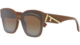 Fendi First Brown Square Sunglasses