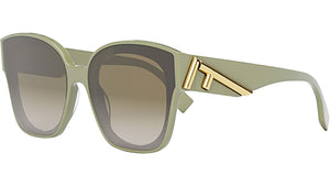 Fendi First Green Square Sunglasses