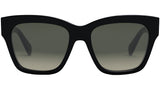 Triomphe Black Geometric Sunglasses