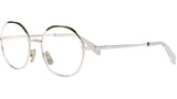 Metal Rose Gold Geometric Eyeglasses