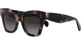 CELINE 3 Dots Havana Pink Cat Eye Sunglasses