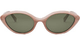 CELINE Thin Pink Glitter Cat Eye Sunglasses