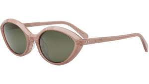 CELINE Thin Pink Glitter Cat Eye Sunglasses