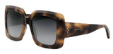 CELINE 3 Dots Classic Havana Square Sunglasses