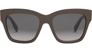 Triomphe Dark Brown Geometric Sunglasses