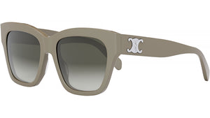 Triomphe Classic Khaki Geometric Sunglasses