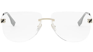 Fendi Sky Yellow Pilot Eyeglasses