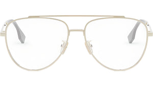 Fendi Travel Yellow Pilot Eyeglasses