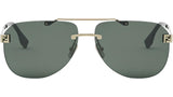 Fendi Sky Yellow Pilot Sunglasses