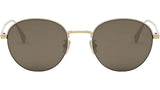 Fendi Travel Yellow Round Sunglasses