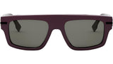 Fendigraphy Purple Rectangular Eyeglasses