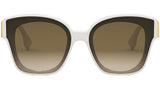 Fendi First Ivory Square Sunglasses